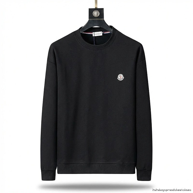 Moncler classic simple black sweatshirt