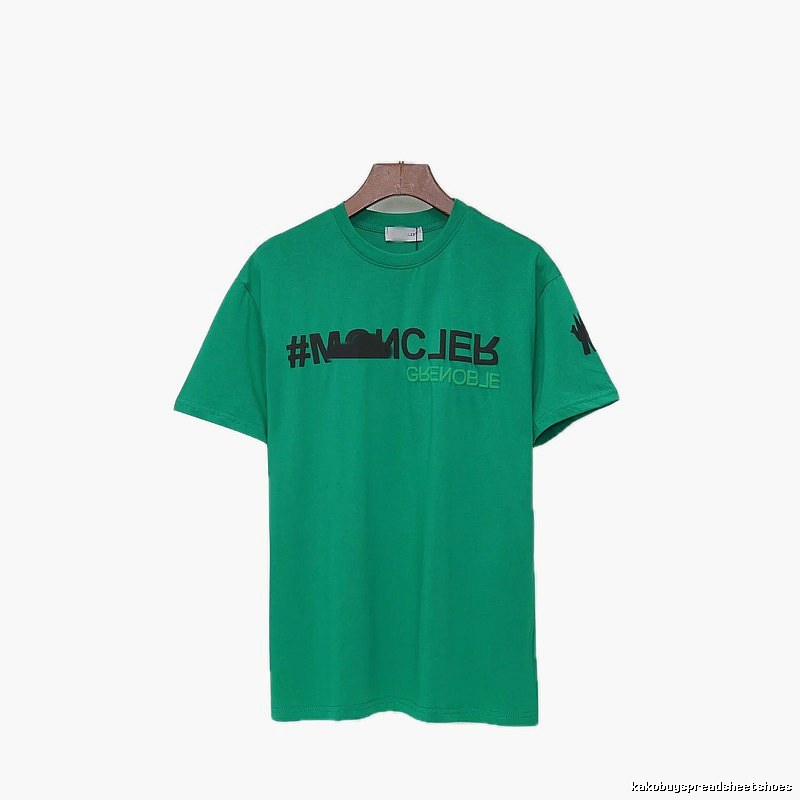 Moncler Grenoble Trendy Green Short-sleeve T-shirt