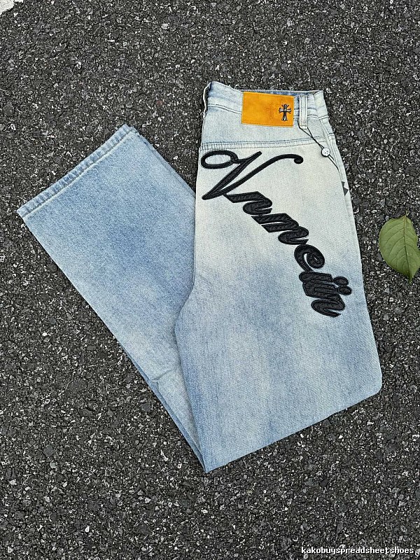 Moncler Light Blue Daily Logo Jeans