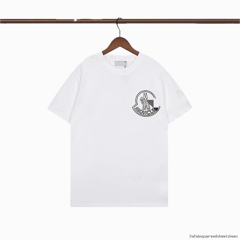 Moncler Logo Casual Style White Short-sleeve T-shirt