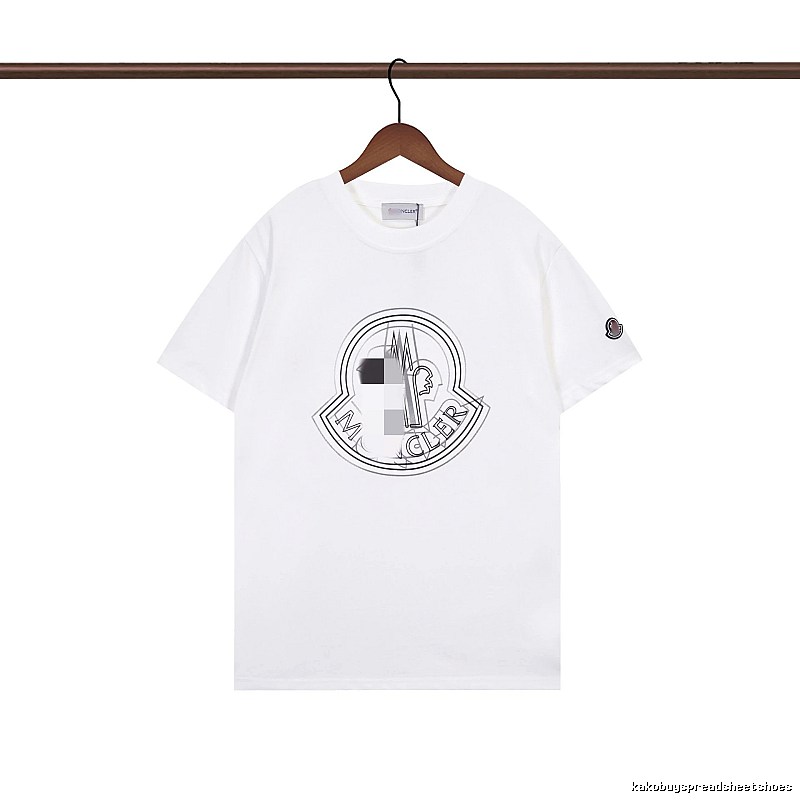Moncler Logo Collection Trendy Style White T-Shirt