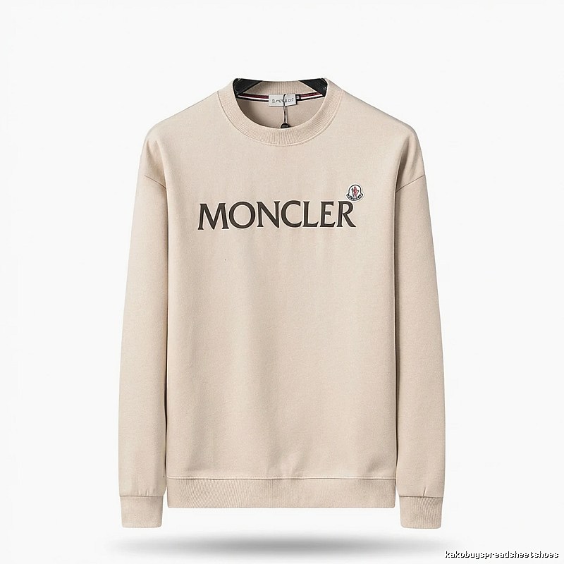 Moncler minimalist beige sweatshirt