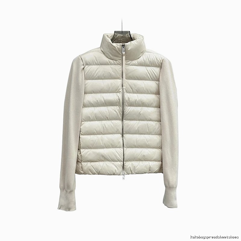 Moncler patchwork trendy down jacket