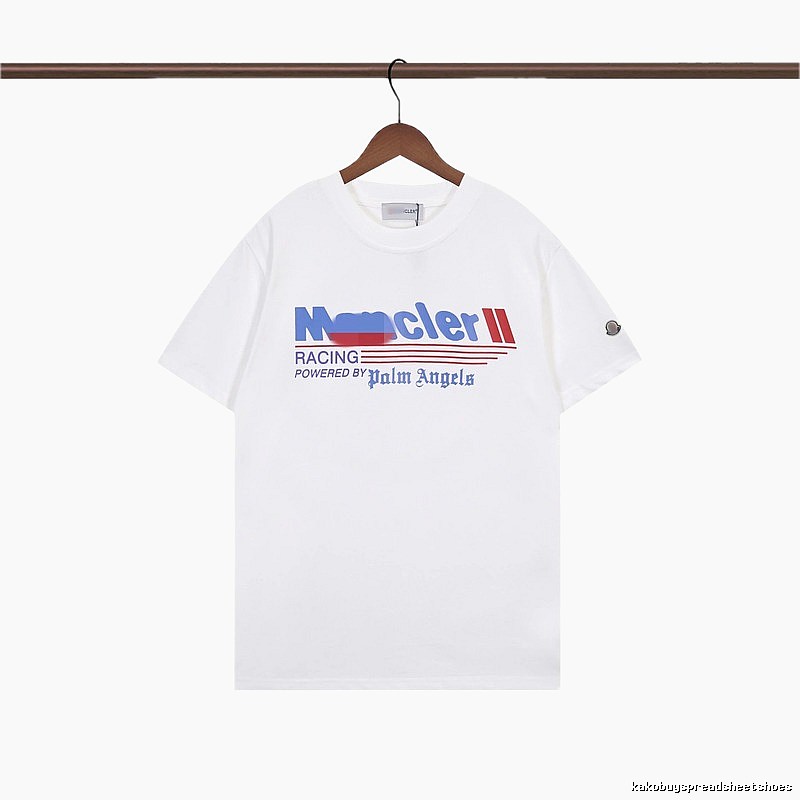 Moncler Racing Co-branded Street Style White T-Shirt