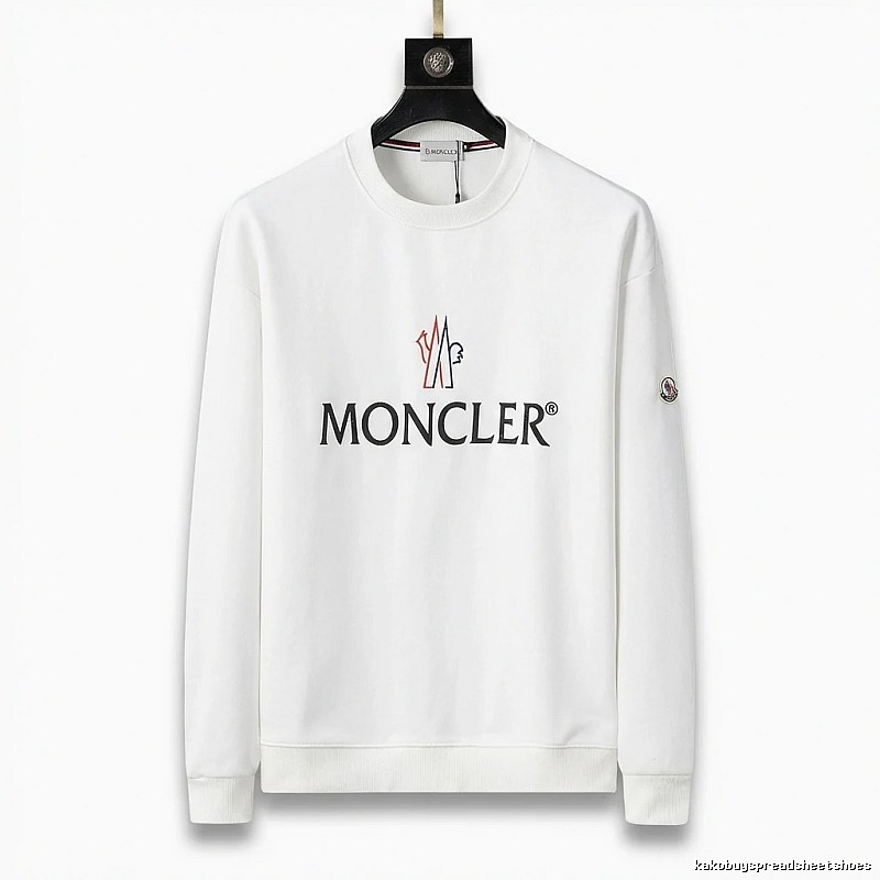 Moncler simple white sweatshirt