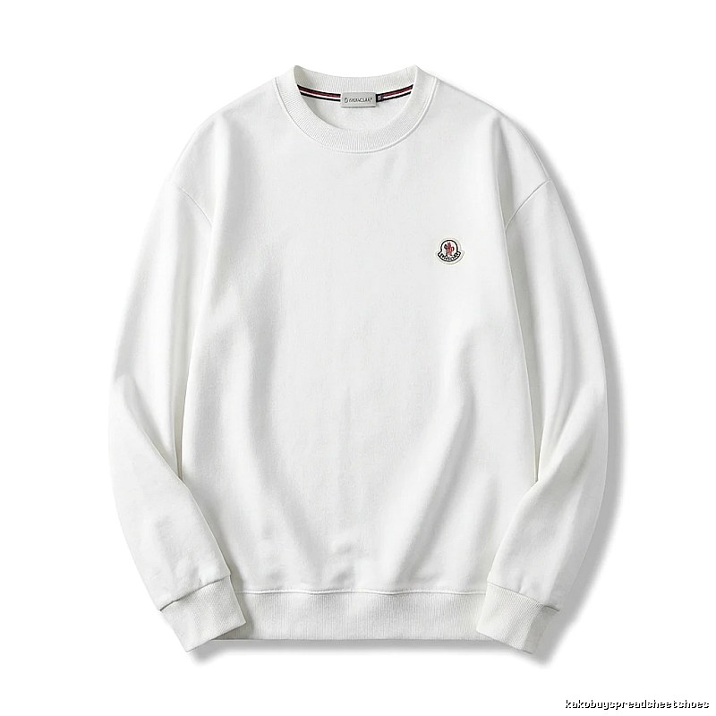 Moncler simple white sweatshirt