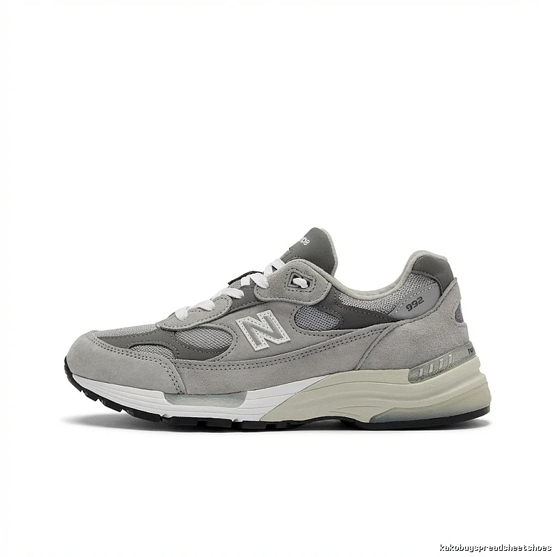 New Balance 992 retro-style grey shoes