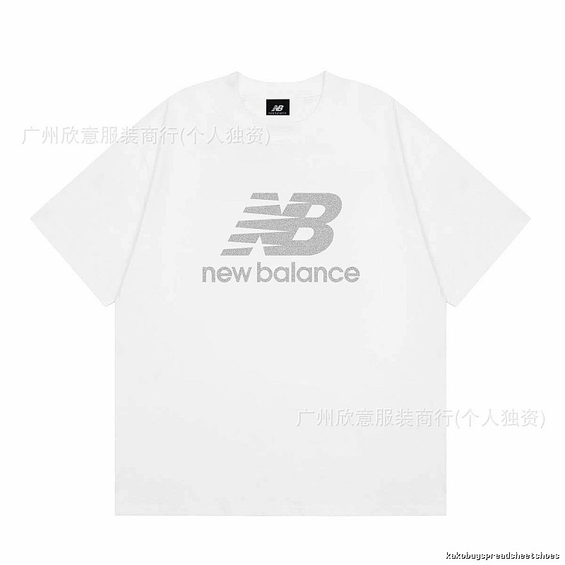 New Balance Classic Casual Style White Short-sleeve T-shirt
