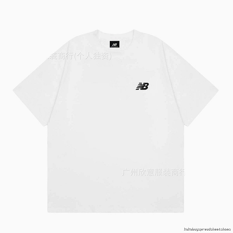 New Balance Classic Casual Style White Short-sleeve T-shirt