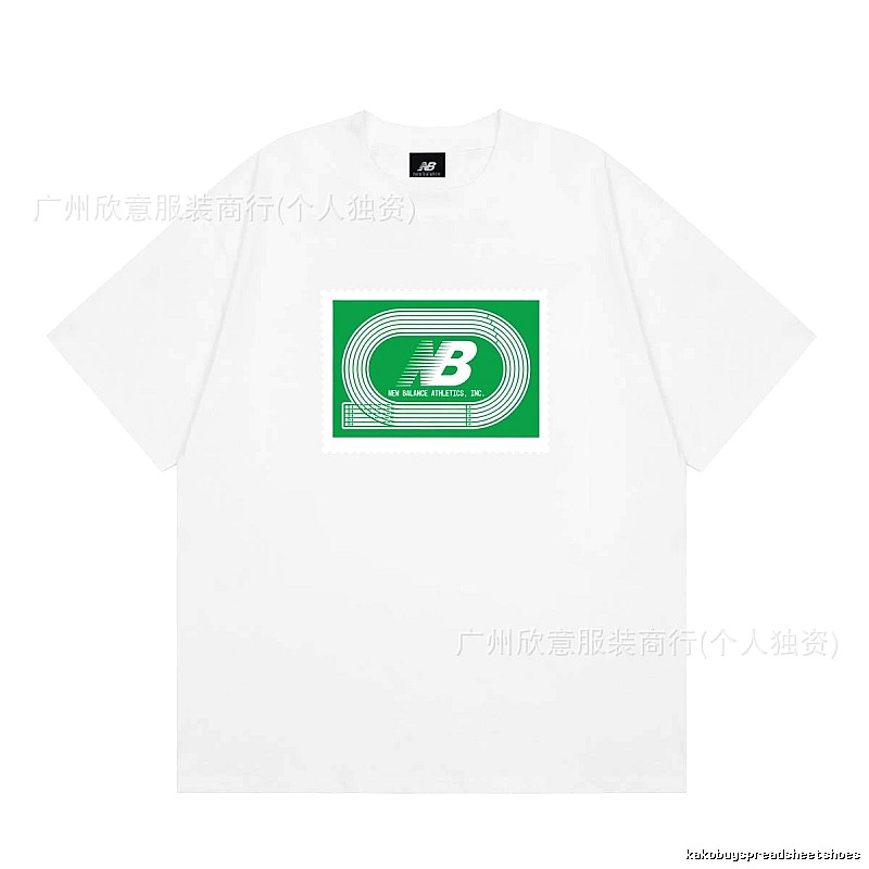 New Balance Printed Casual Style White T-Shirt