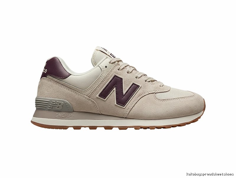 New Balance retro-style light gray sports shoes