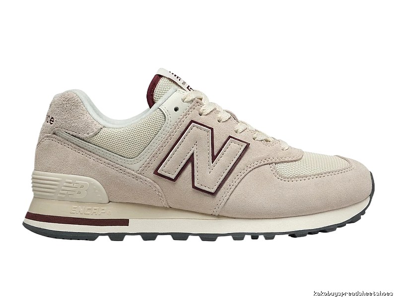 New Balance retro-style light gray sports shoes