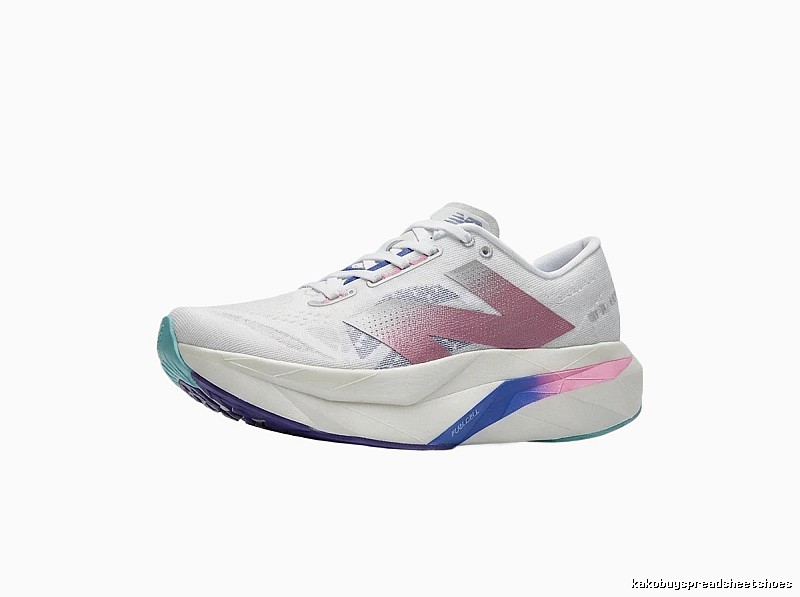 New Balance Trendy Style White and Purple Athletic Shoes