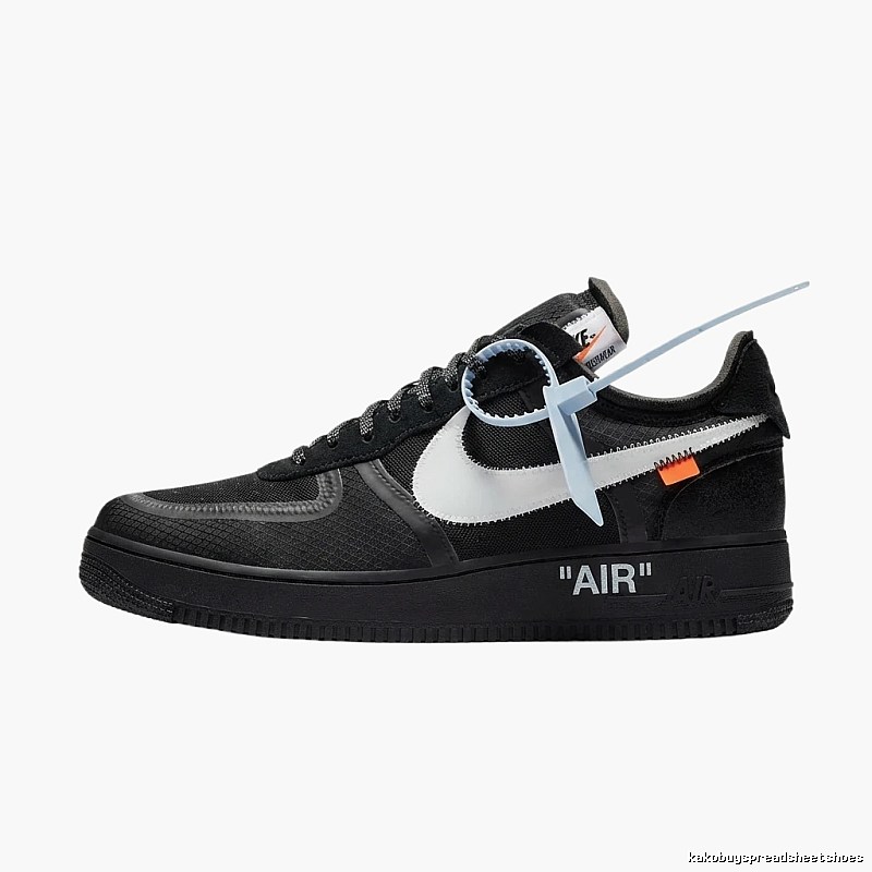 Nike Air Force black and gray trendy cool sports shoes