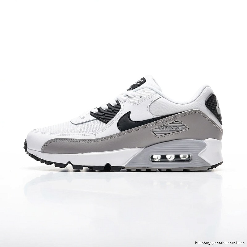 Nike Air Max retro-style gray and white sports shoes