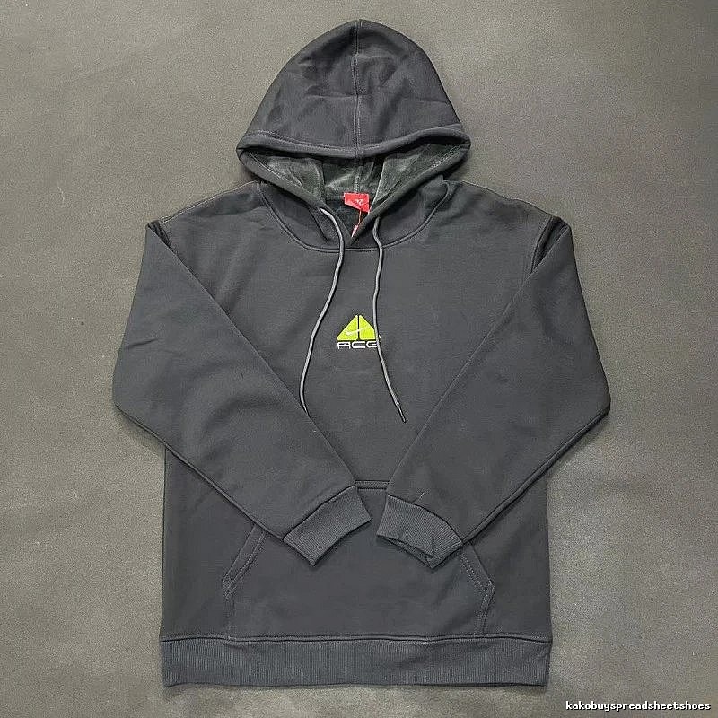Nike Charcoal Black Zip Hoodie Poolside Style Swoosh