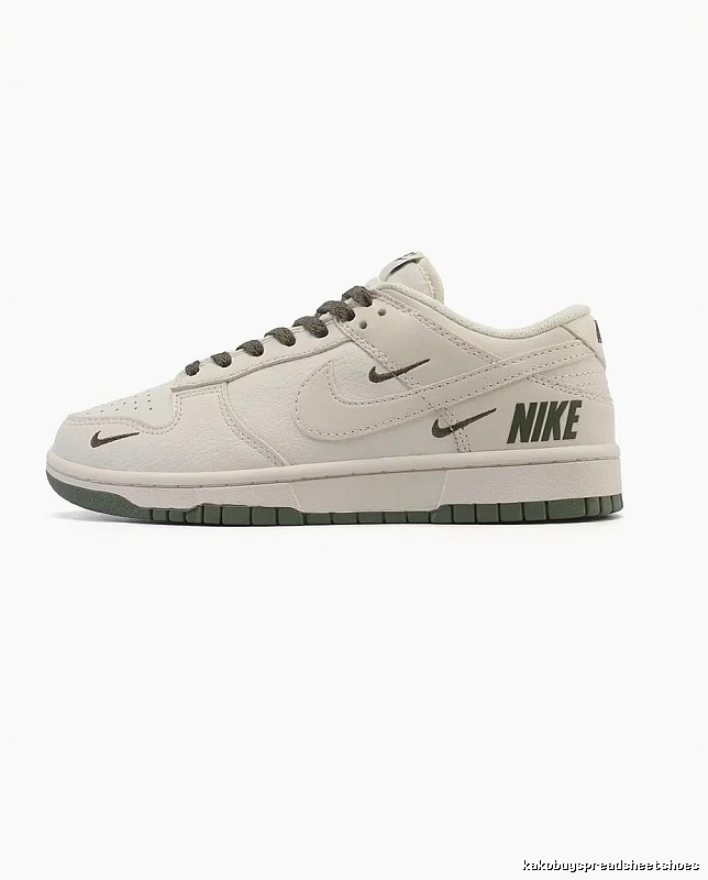 Nike Dunk Low simple and retro style white shoes