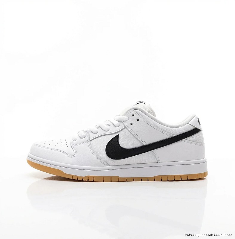 Nike Dunk simple black and white sports shoes