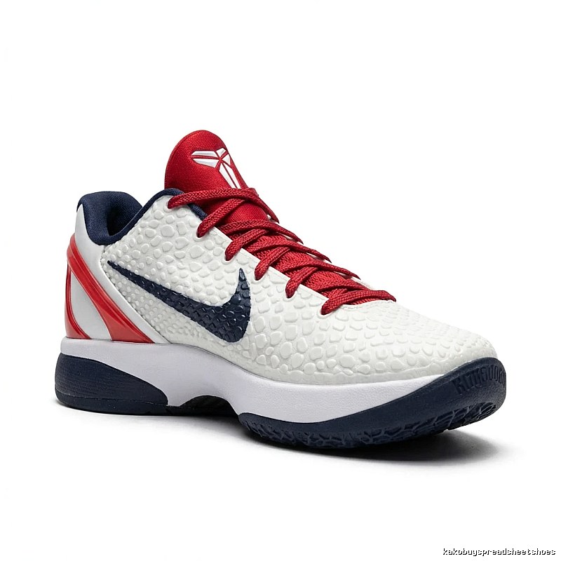 Nike Kobe series stylish white and red shoes