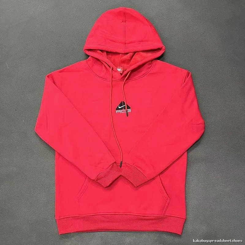 Nike Red Zip Hoodie Training Look Swoosh