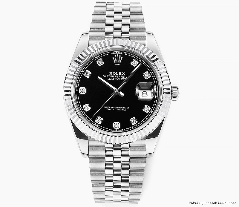 Occasion Rolex Datejust Automatic Watch - Silver And Black