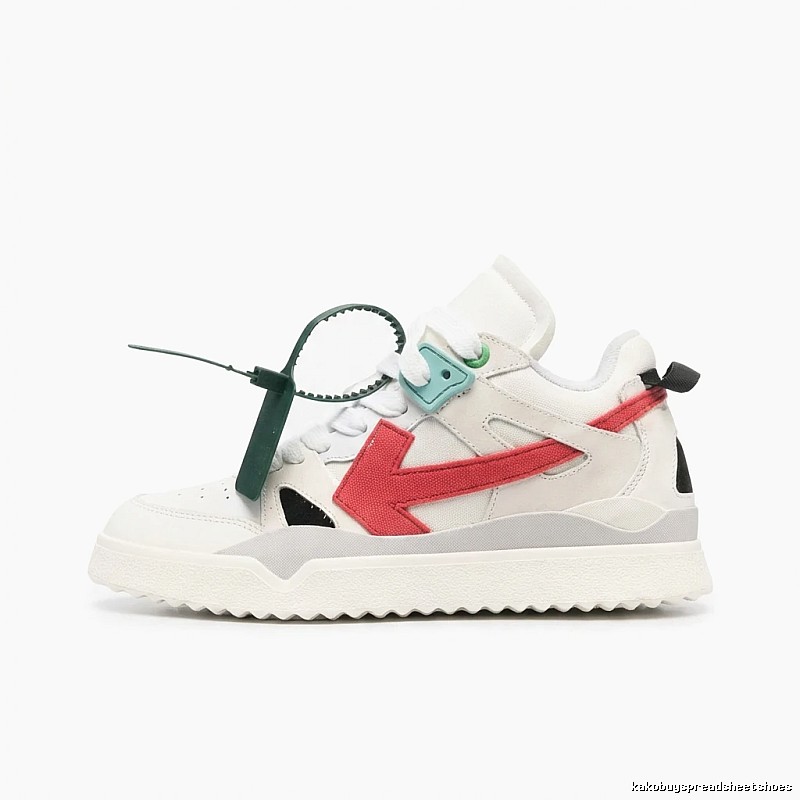Off-White Arrow Style Casual White Shoes