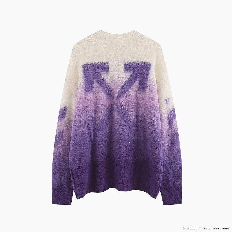 Off-White Gradient Trendy Sweater