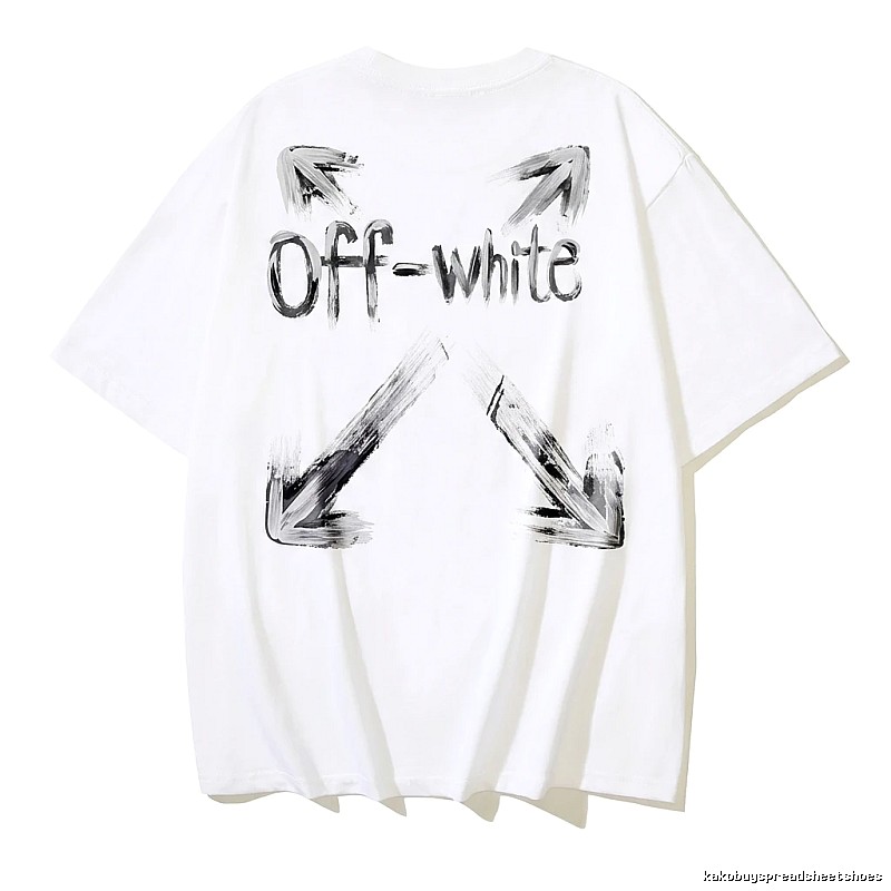 Off-White Graffiti Style White T-shirt