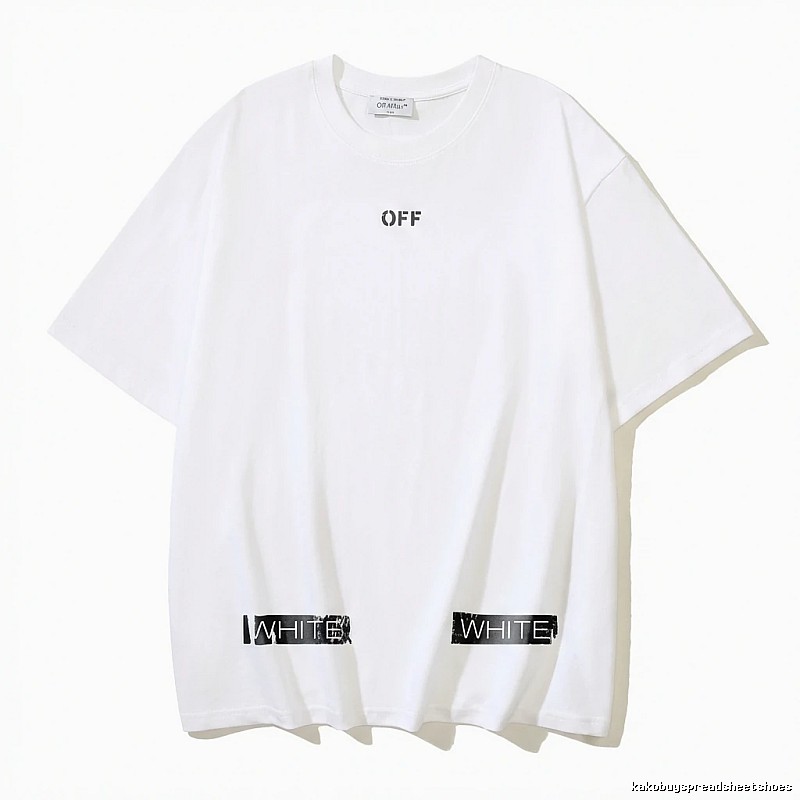 Off-White simple style white T-shirt