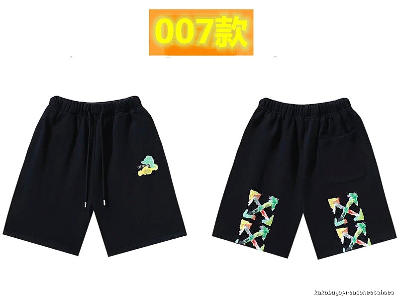 Off-White Style 007 Graffiti Shorts