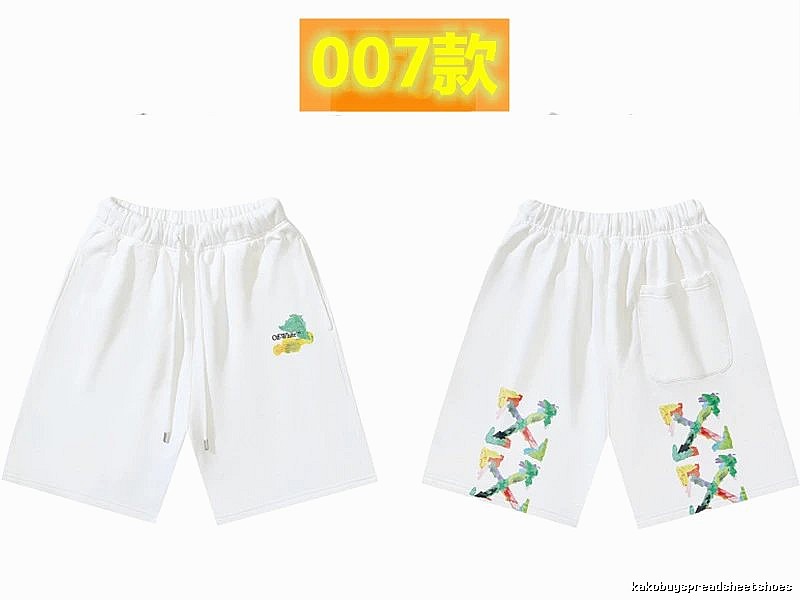 Off-White Style 007 Trendy White Shorts