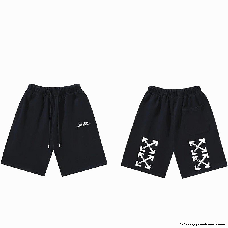 Off-White Style 009 Trendy Cool Black Shorts