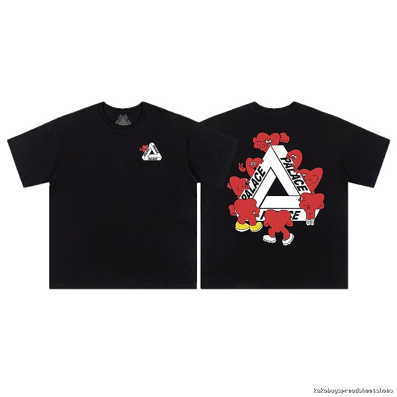 Palace Love Triangle Streetwear Black T-Shirt