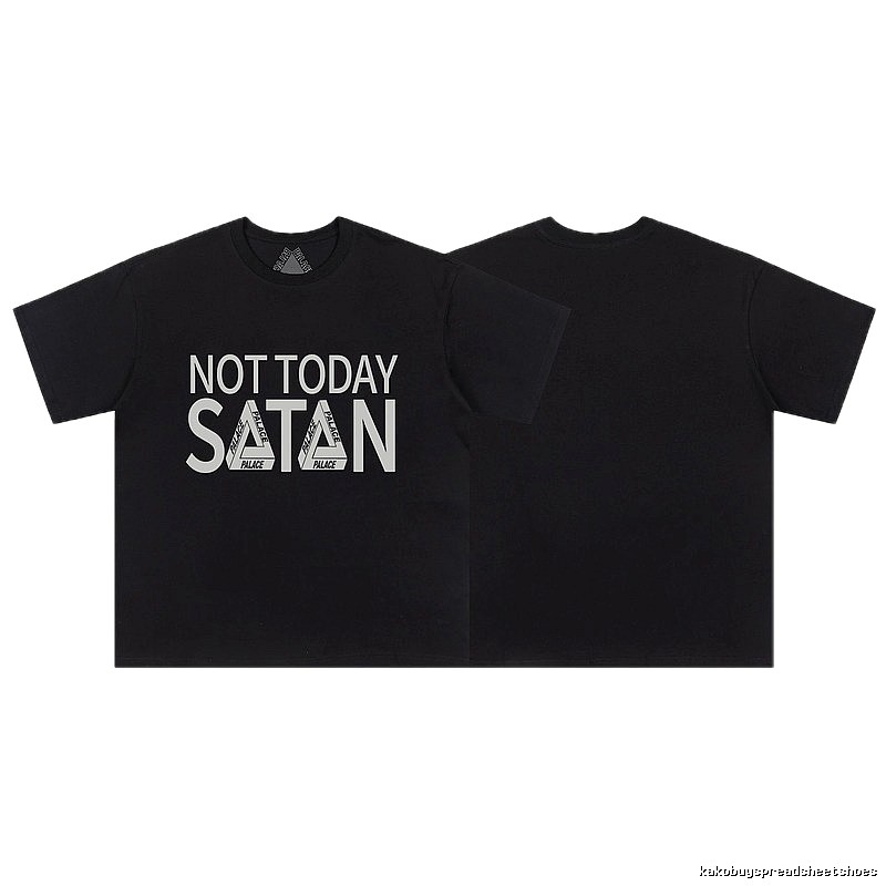 Palace Triangle Print Street Style Black T-Shirt