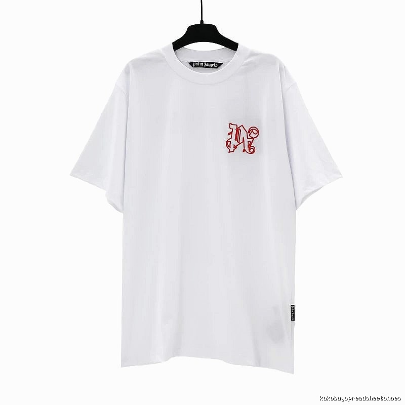 Palm Angels Lightweight Logo T-shirt White Palm Tree for Trend Styling