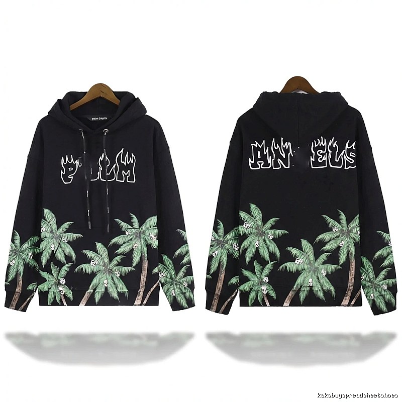 Palm Angels Palm Tree Black Hoodie