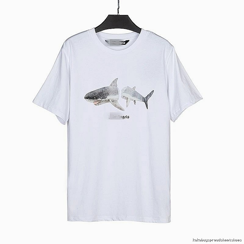 Palm Angels Patterned Bear graphic T-shirt White Colorful Bear with Polished Detail