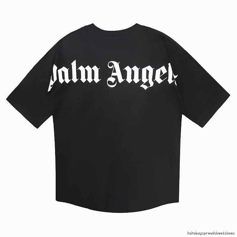 Palm Angels Patterned Logo T-shirt White Palm Tree with Signature Styling