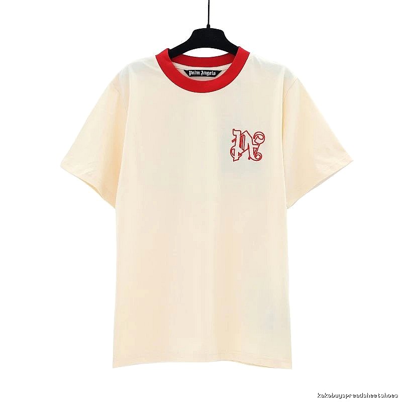 Palm Angels Resort Logo T-shirt White Palm Tree for Travel Looks