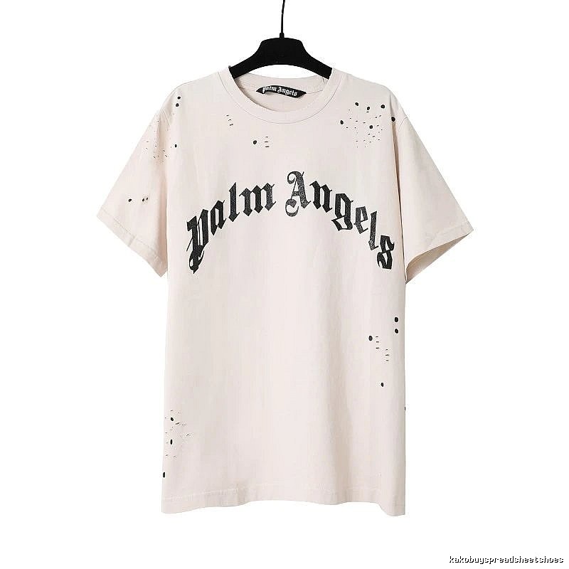 Palm Angels Sport Logo T-shirt White Palm Tree for Warm Weather