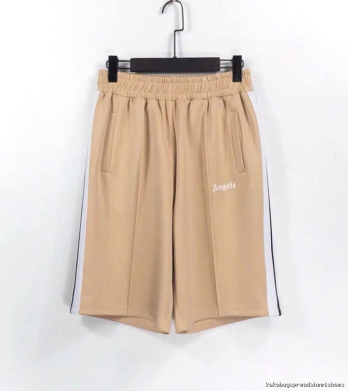 Palm Angels Statement Track shorts Black Side Stripe for Easy Pairing