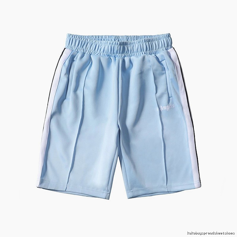 Palm Angels Travel Track shorts Black Side Stripe with Modern Look