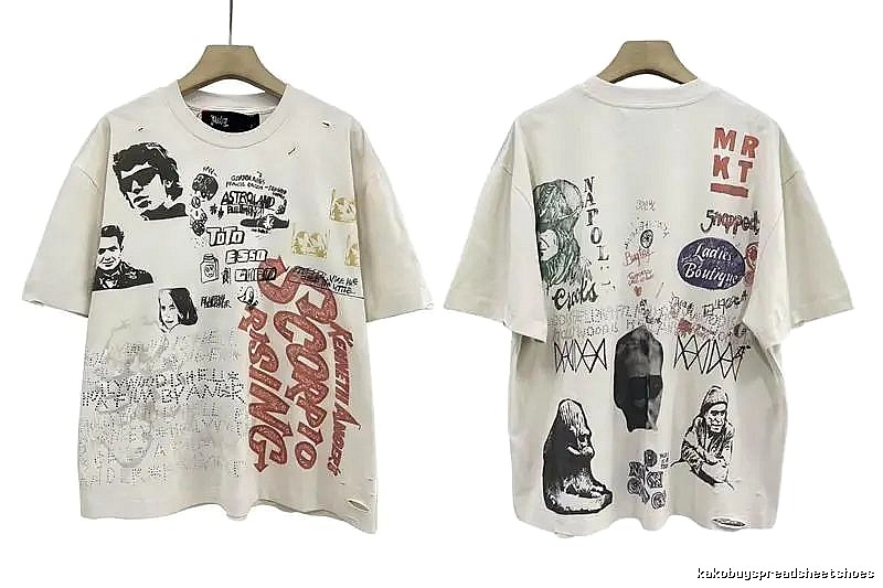 Paly Hollywood Graffiti Retro Off-white T-shirt