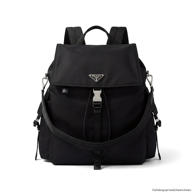 Prada classic black backpack