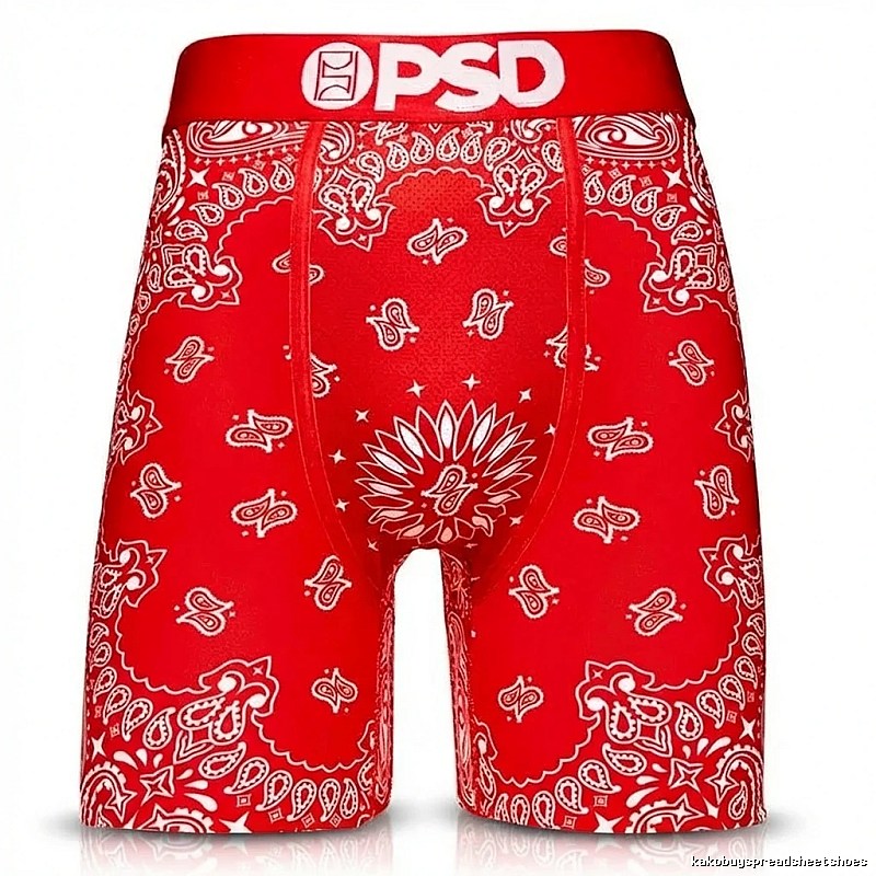 PSD Paisley-style red underwear