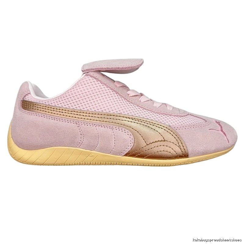 PUMA retro pink-brown sports shoes