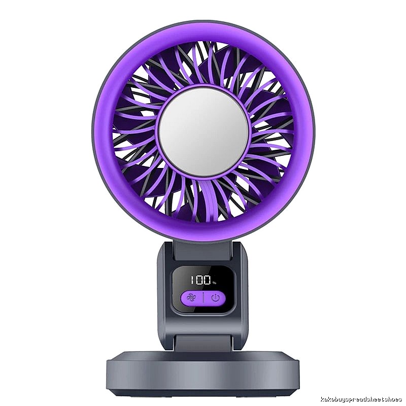 Quick Cooling Desktop Cooling Fan Gray Cold-compress Version