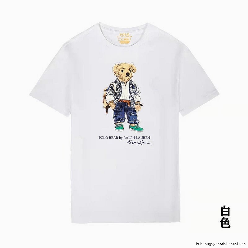 Ralph Lauren Bear Series White T-shirt