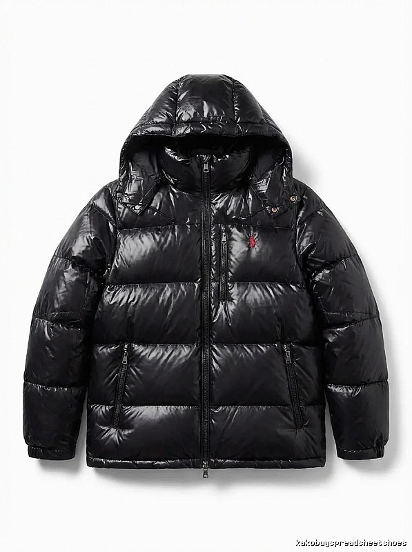 Ralph Lauren black trendy brand down jacket