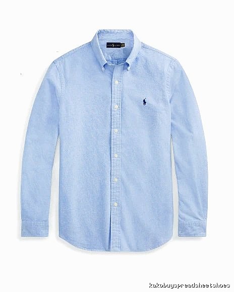 Ralph Lauren Blue Button-Down Shirt Travel Styling